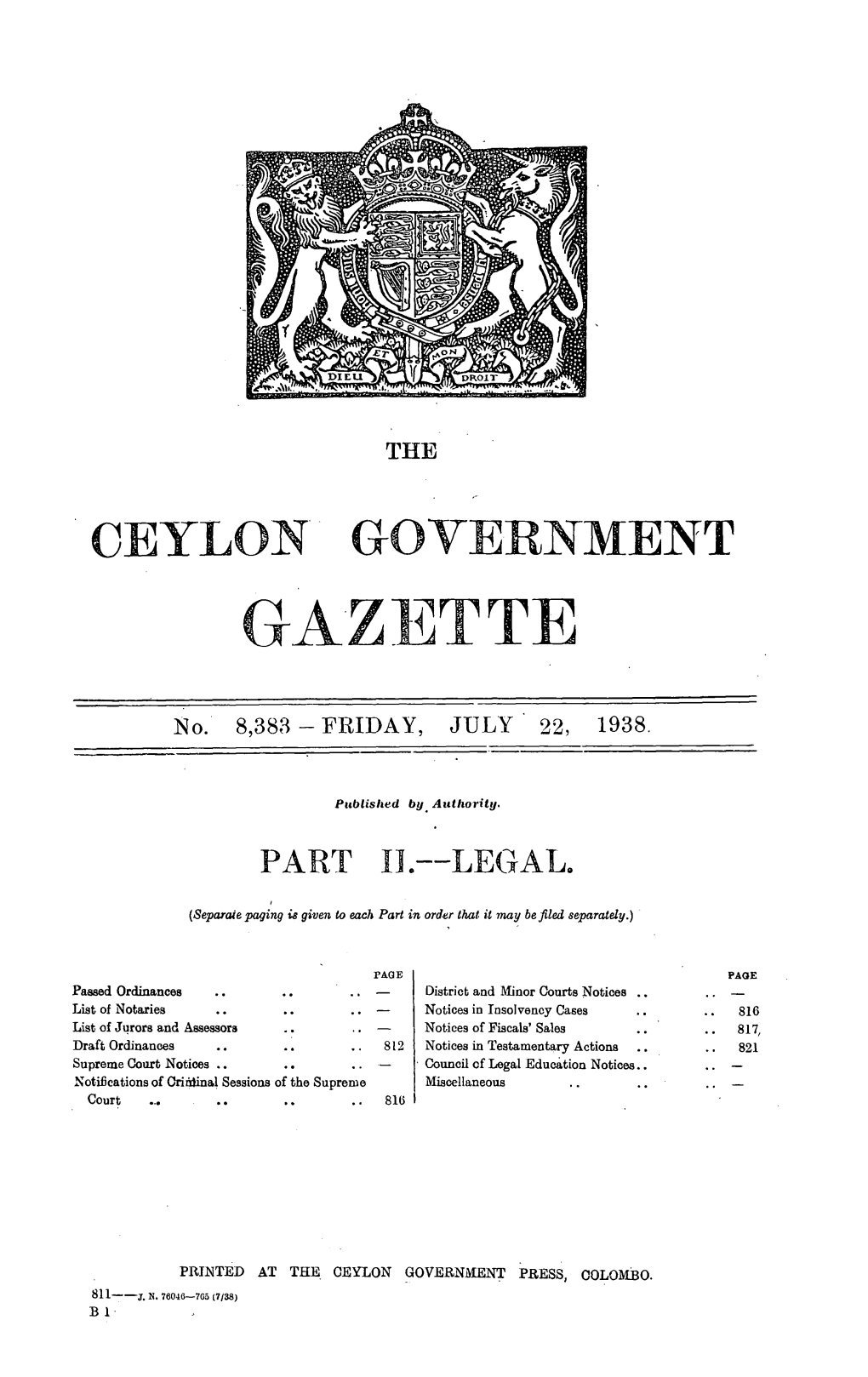 Ceylon Government