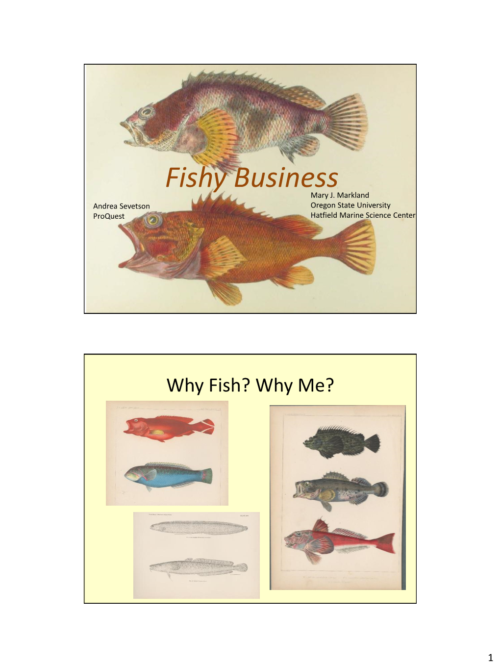 Fishy Business Mary J