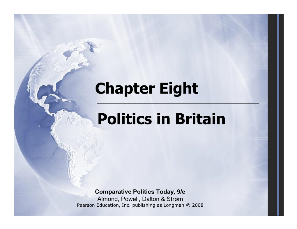 Chapter Eight Politics in Britain