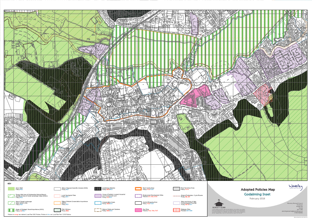 Godalming Inset ★ Local Geological Sites Shared Pedestrian / Cycle Routes I ◆ ◆ ◆ ◆ ◆ ◆ ◆ ◆