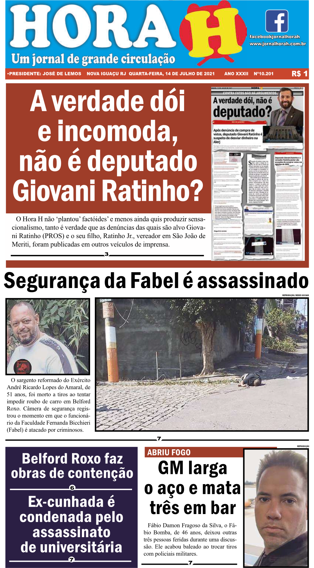 Segurança Da Fabel É Assassinado Reprodução/Redes Sociais