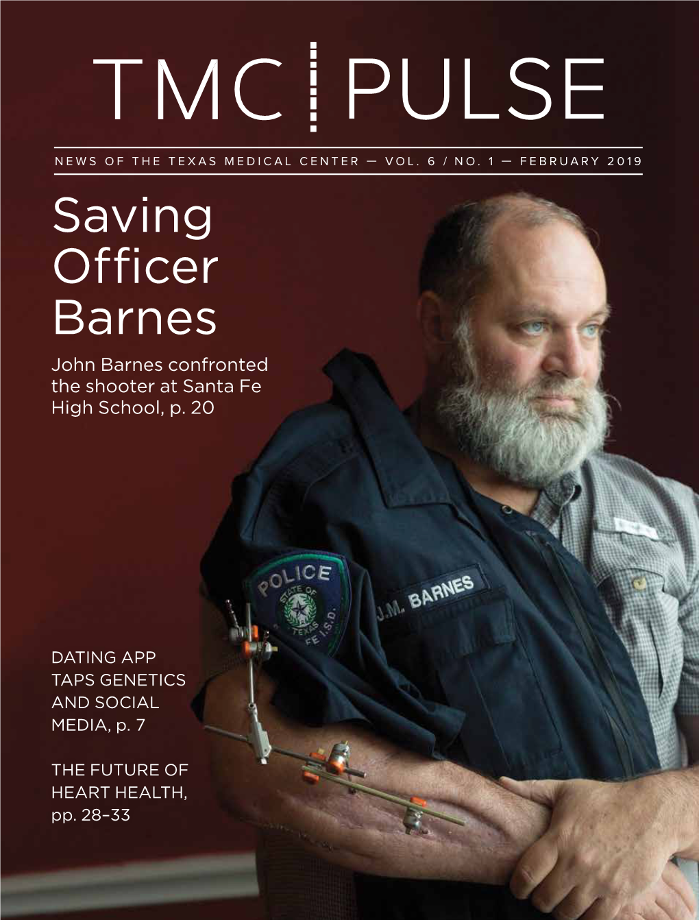 Saving Officer Barnes John Barnes Confronted the Shooter at Santa Fe High School, P
