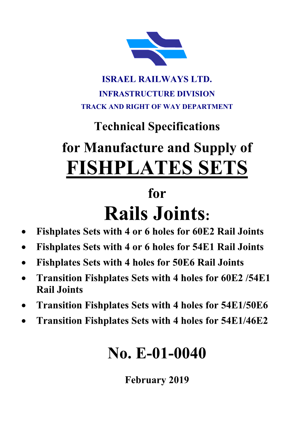 Technical Specification for ON-TRACK RAIL GRINDING