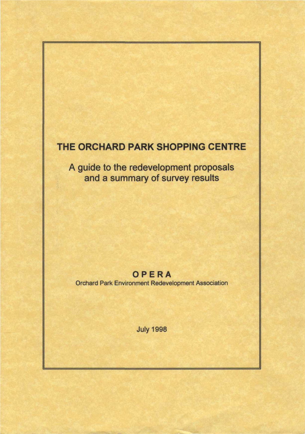 The Orchard Park Shopping Centre