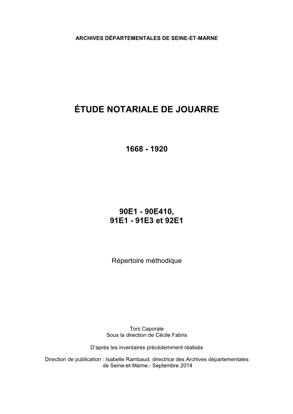 Étude Notariale De Jouarre