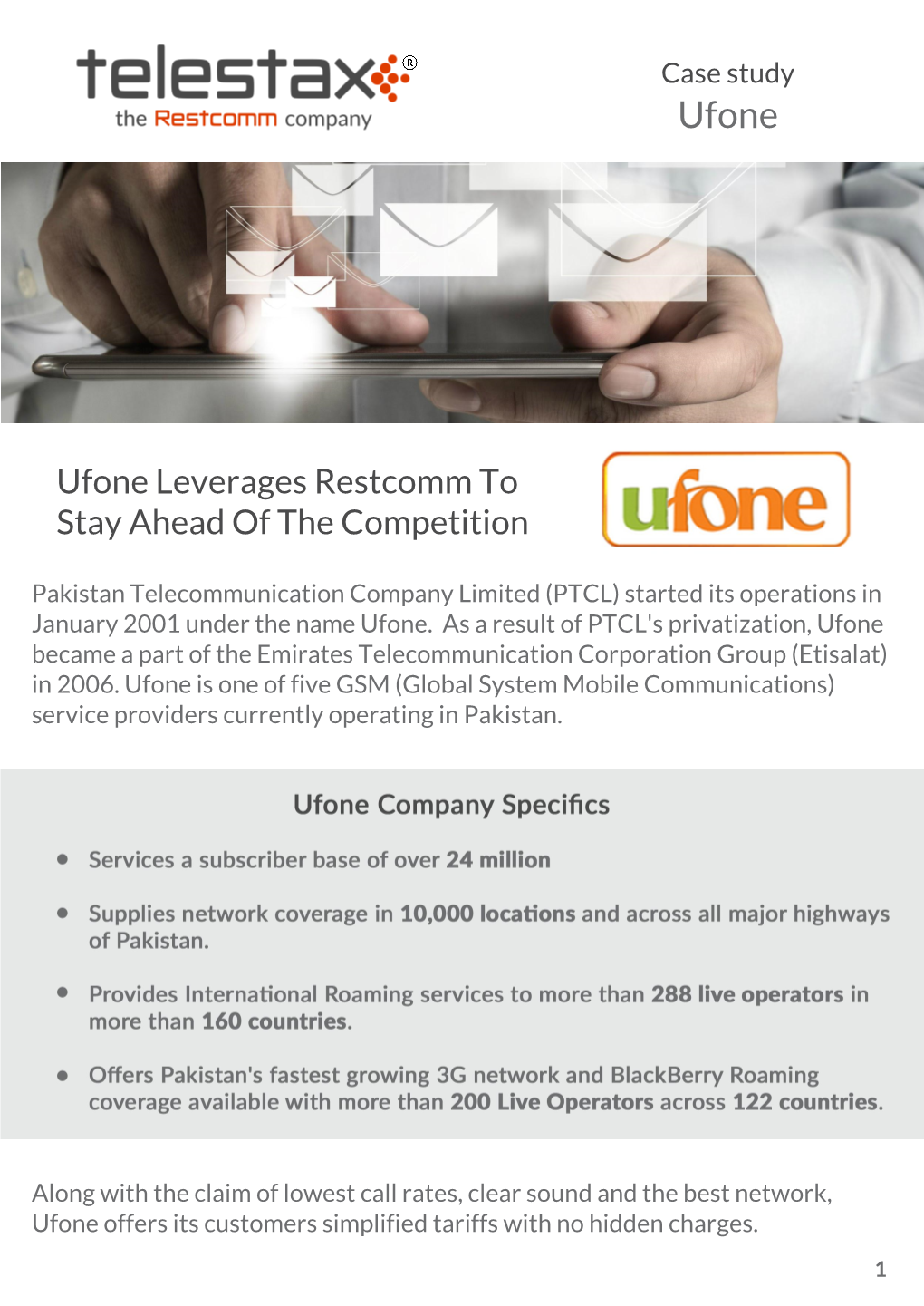 Ufone Leverages Restcomm to Stay Ahead of the Competition