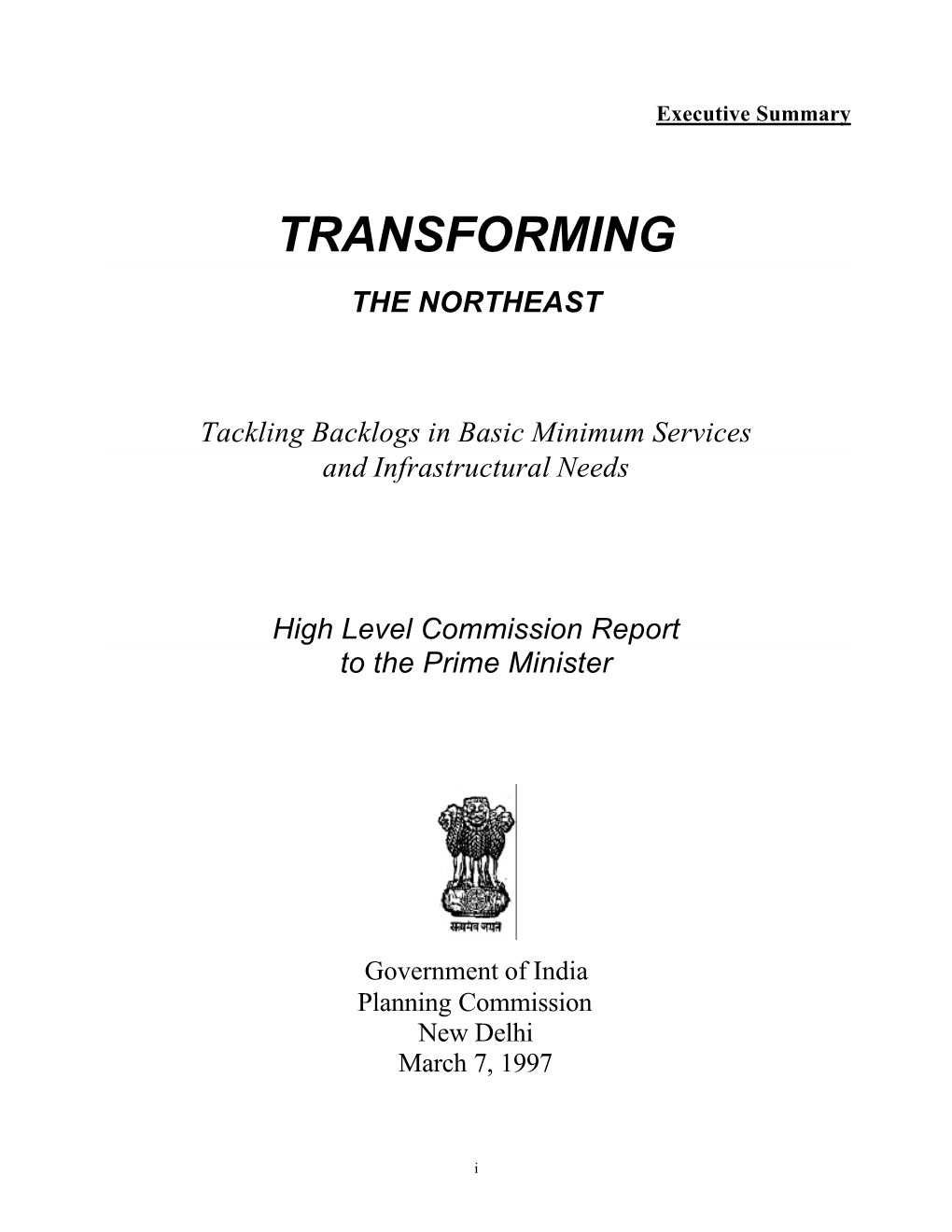 Transforming: the Northeast