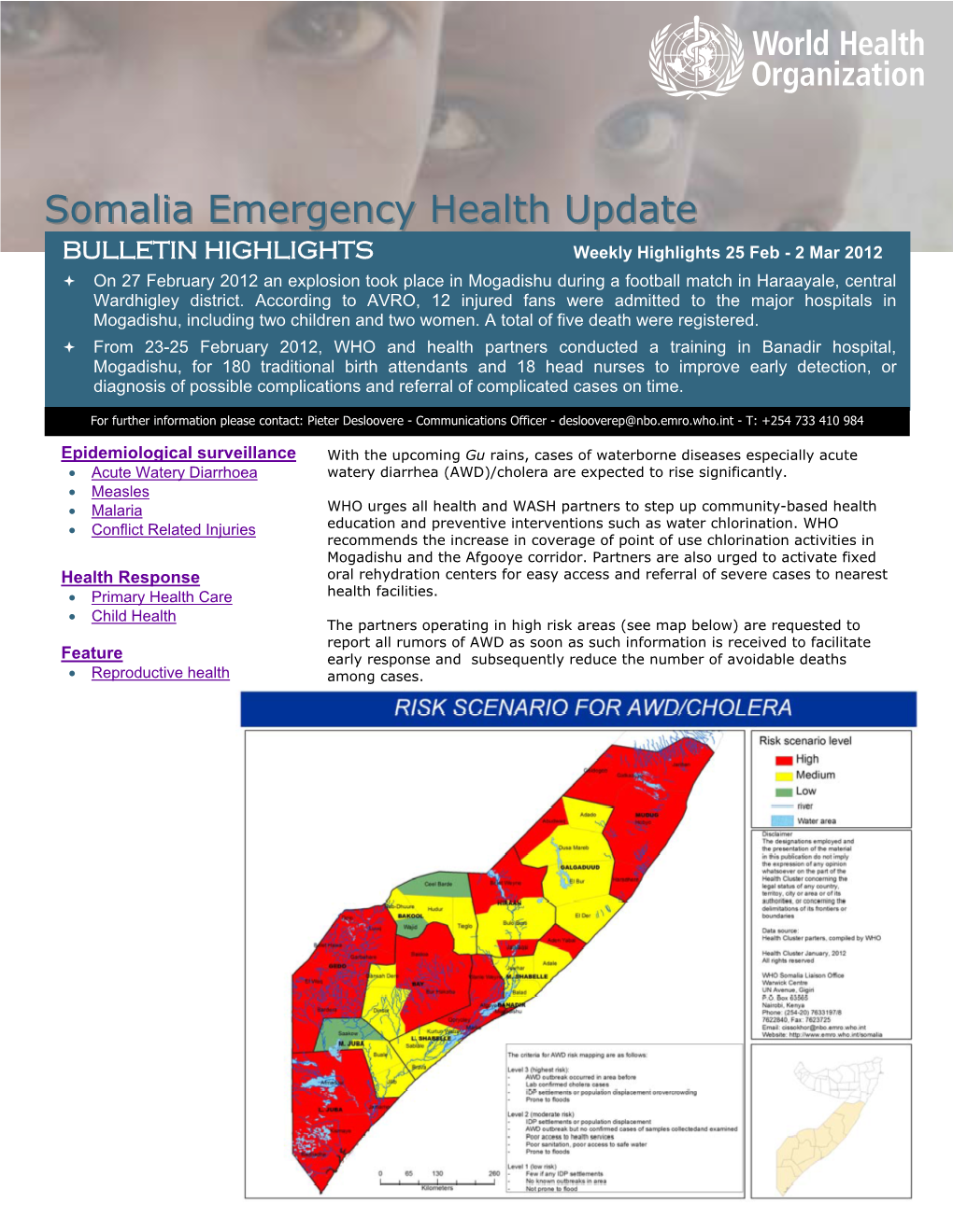 Somalia Health Update 25