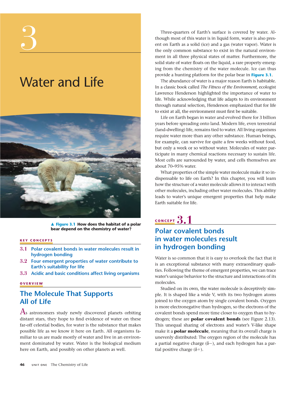 Water and Life in a Classic Book Called the Fitness of the Environment , Ecologist Lawrence Henderson Highlighted the Importance of Water to Life