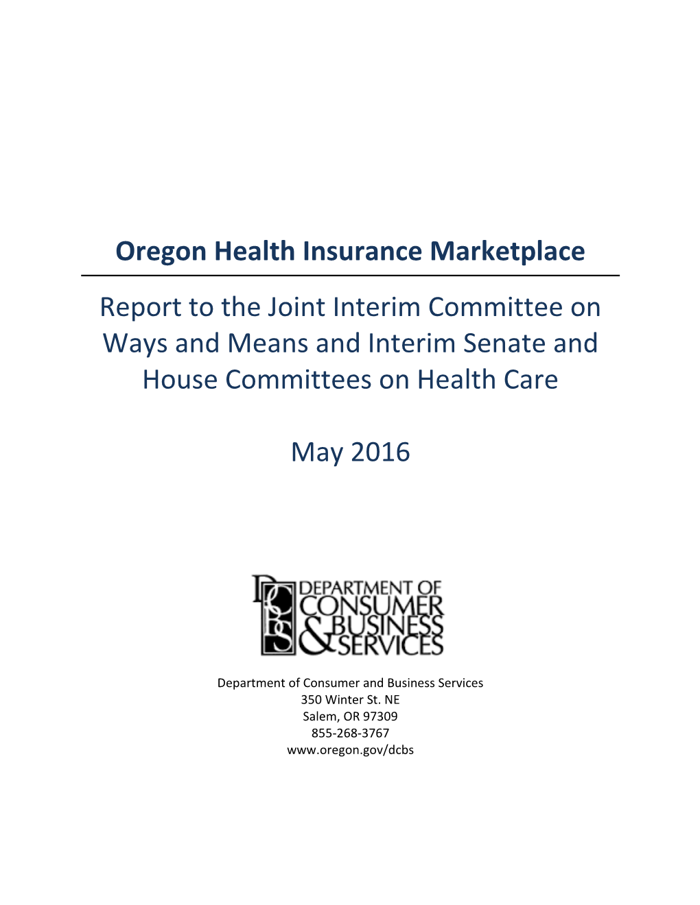 Oregon Health Insurance Exchange Corporation”