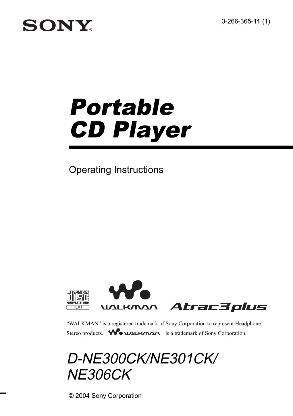 Portable CD Player