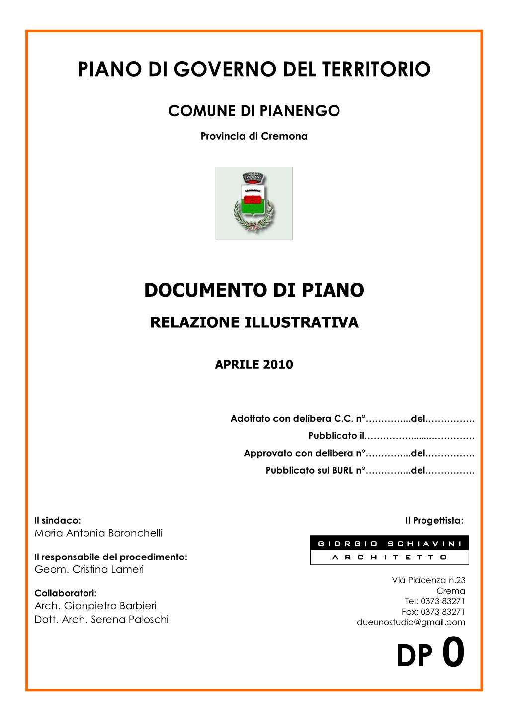 DP0-Documento Di Piano