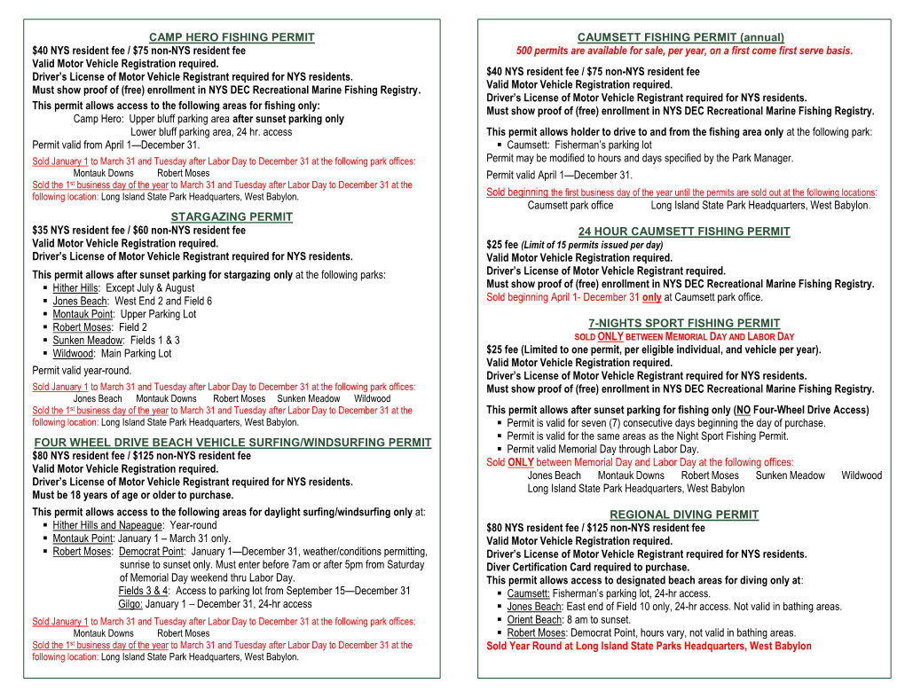 2020 Dashboard Permit Guide