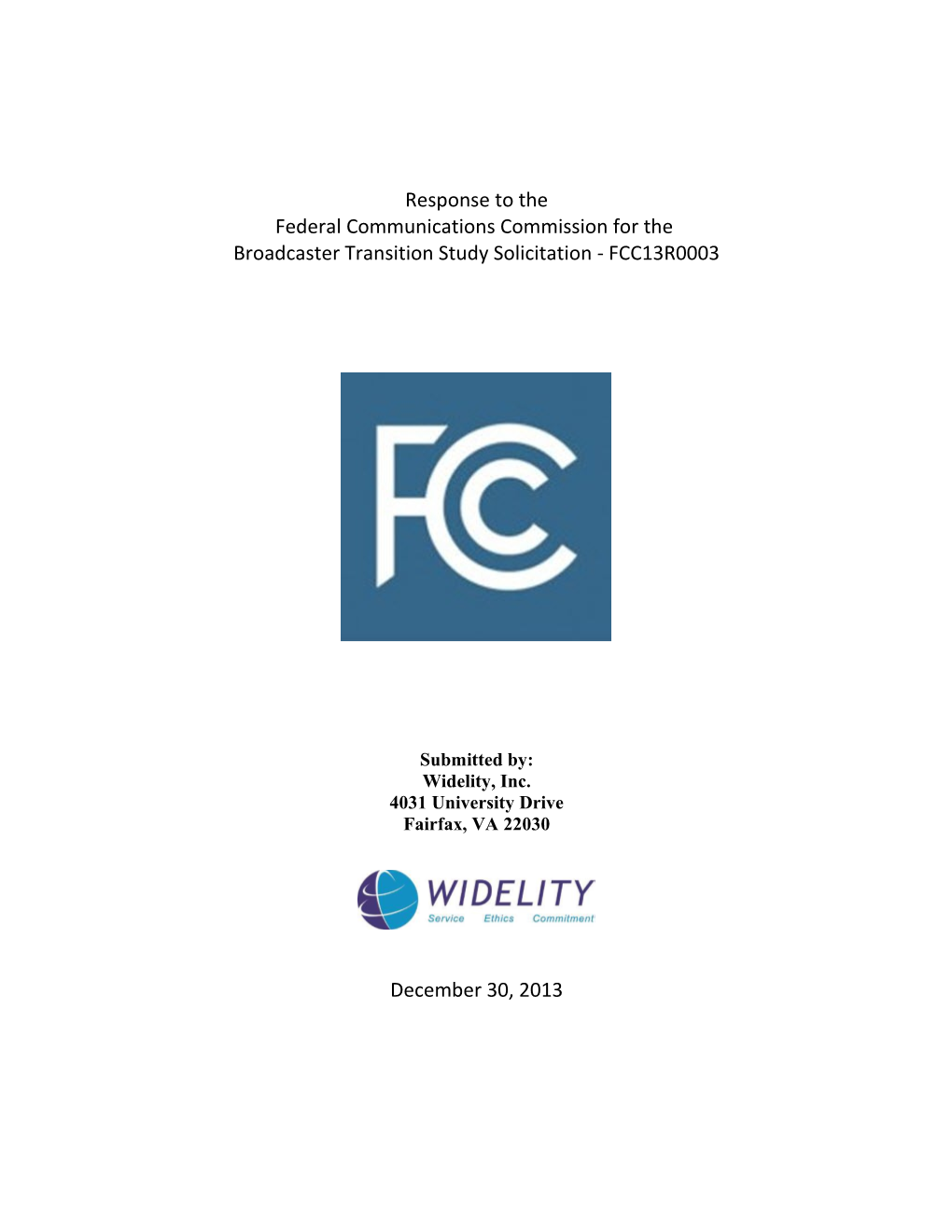 Federal Communications Commission for The