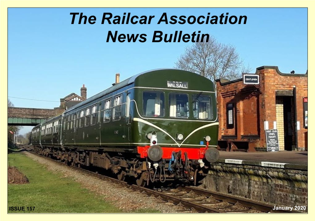 The Railcar Association News Bulletin