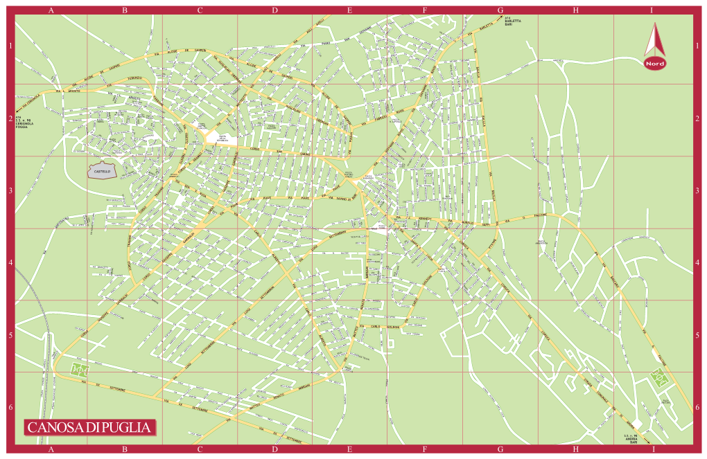Canosa Di Puglia Ia Via Xx Settembre a I Via Porto Torres V Via Vico Negri S.S