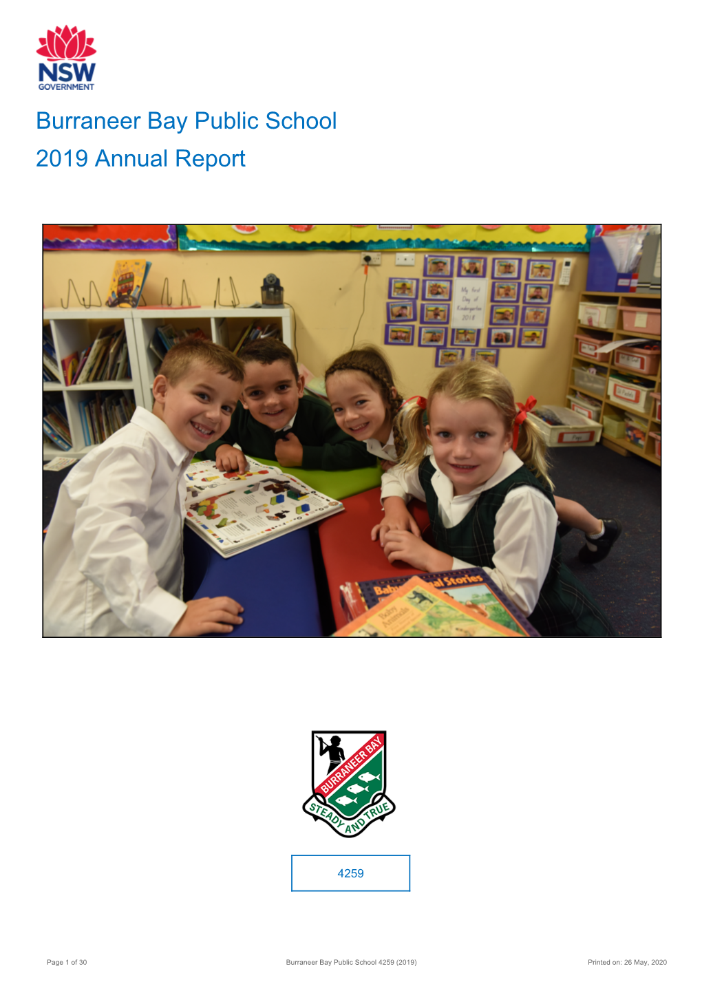 2019 Burraneer Bay Public School Annual Report