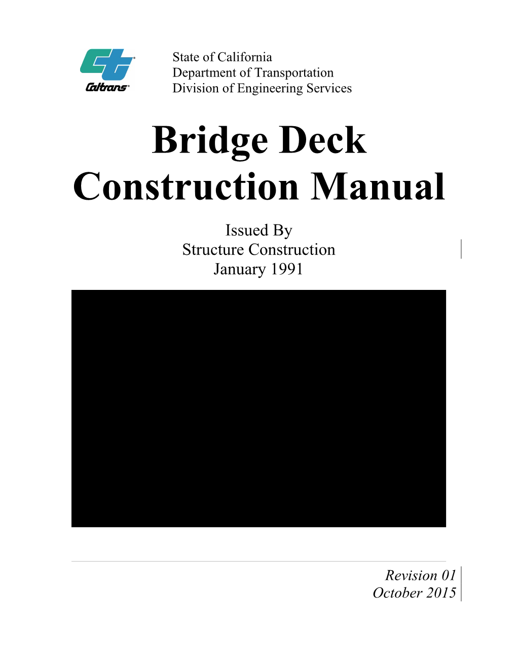 Bridge Deck Construction Manual