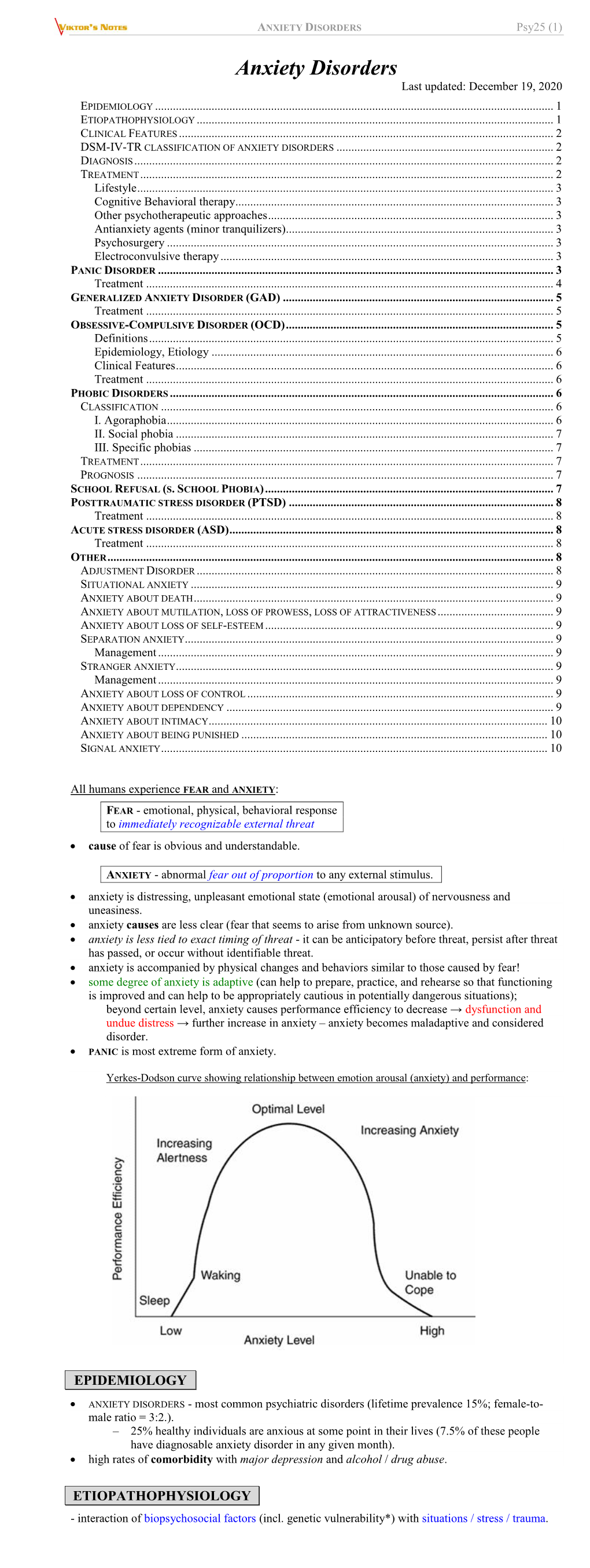 ANXIETY DISORDERS Psy25 (1)