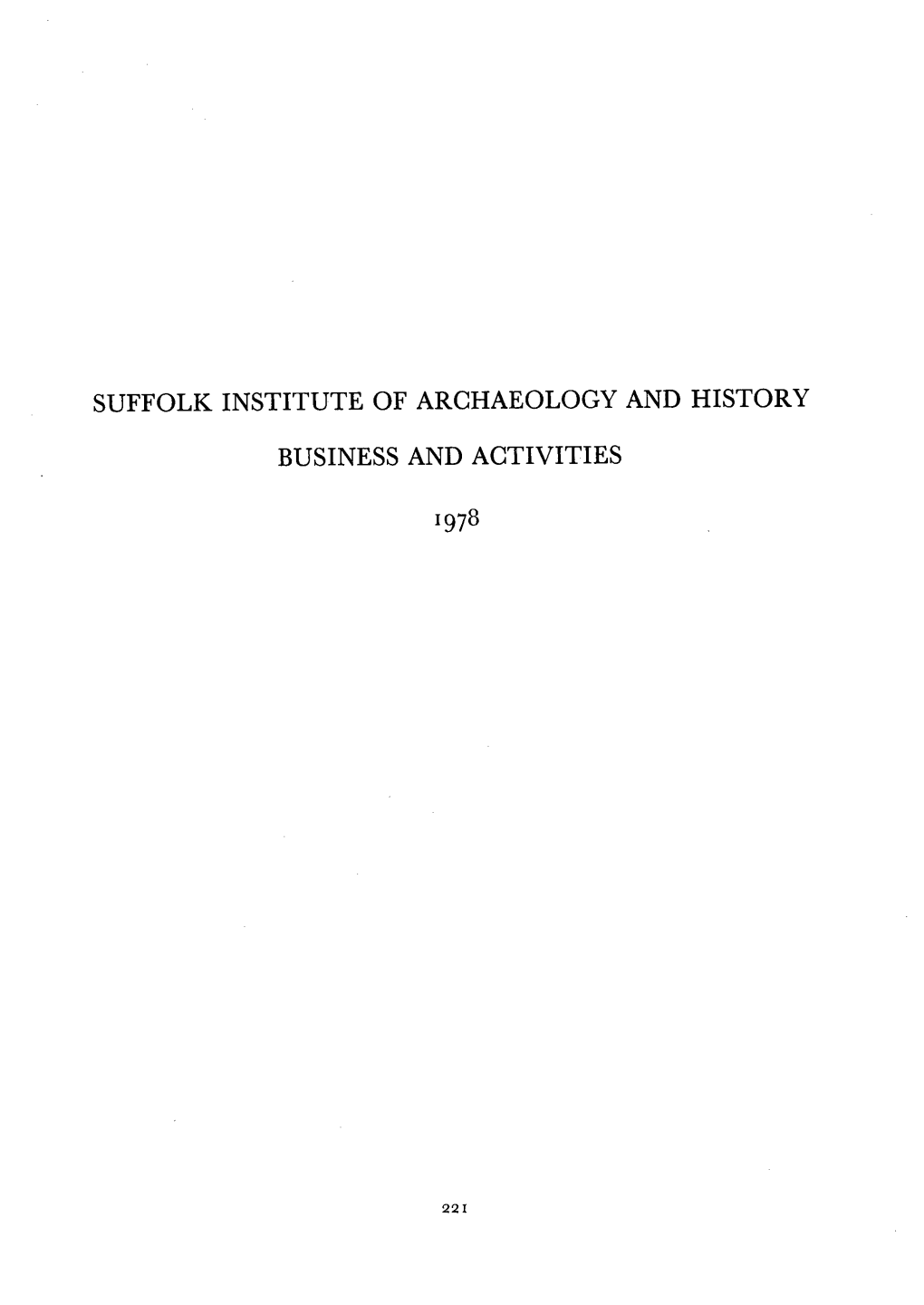 Suffolk Institute of Archaeology and History