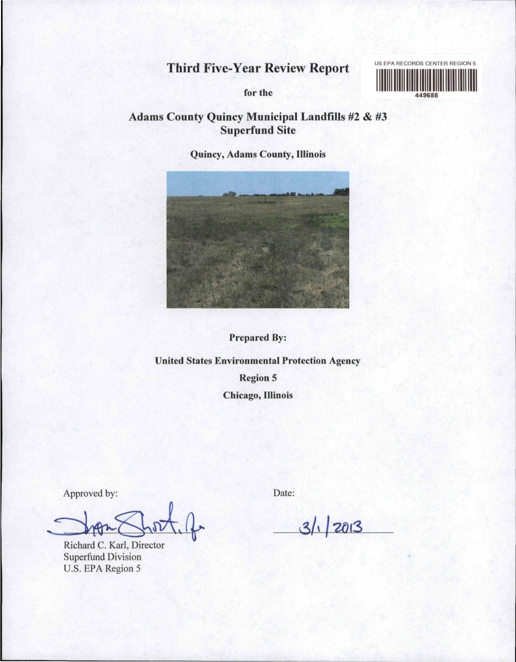 Adams County Quincy Municipal Landfills #2 & #3 Superfund Site