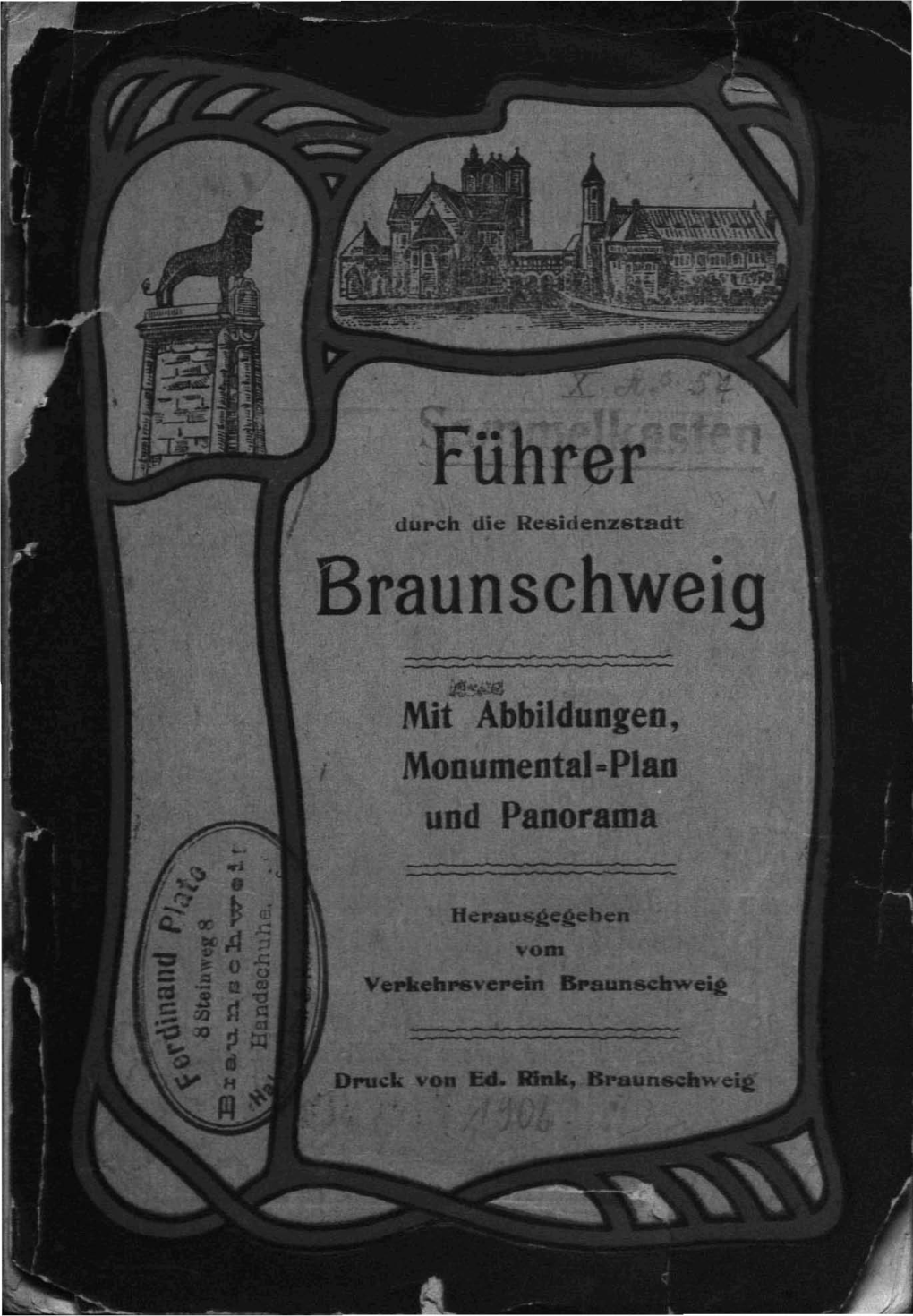 Führer Durch Die Residenzstadt Braunschweig