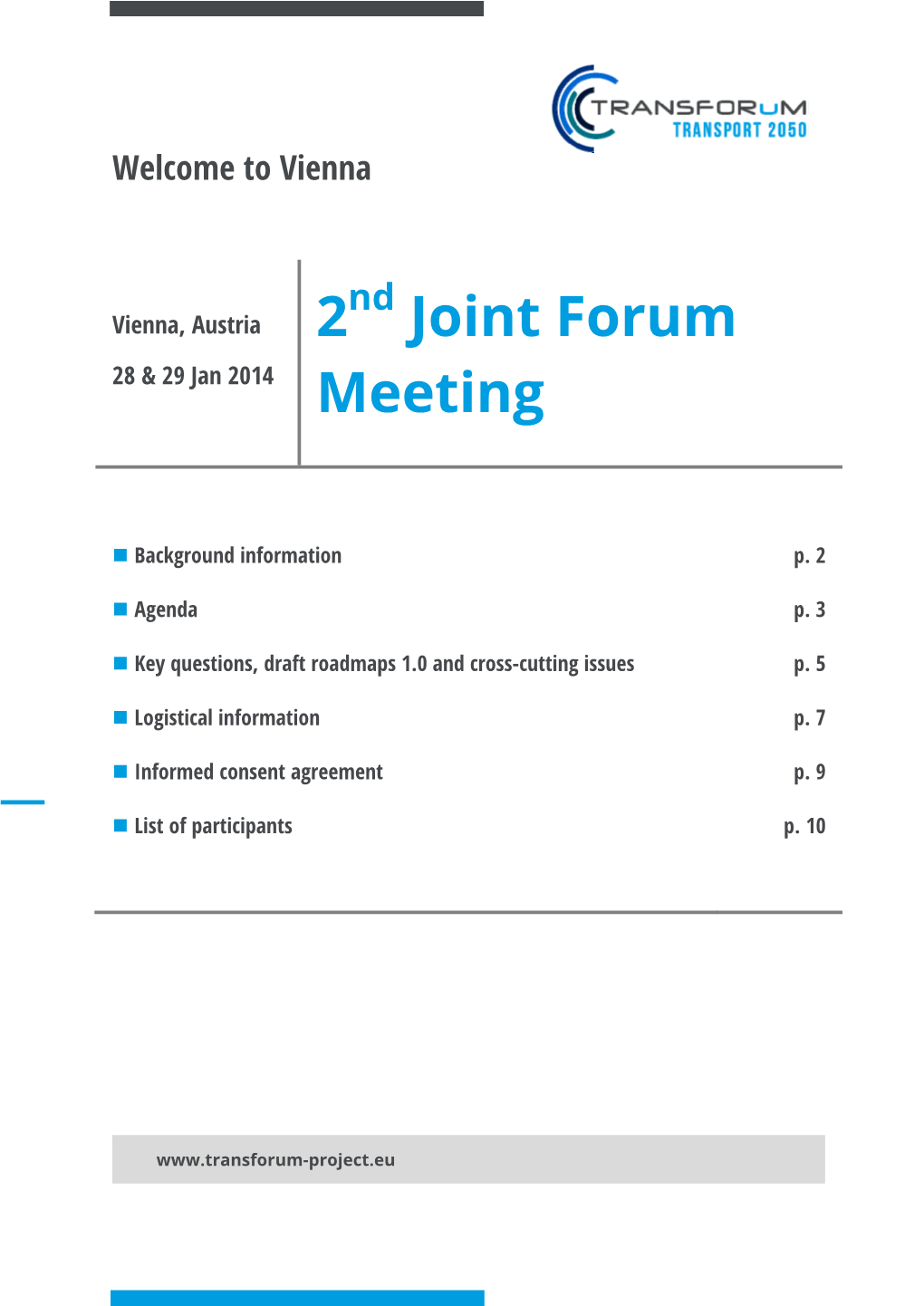 2 Joint Forum Meeting