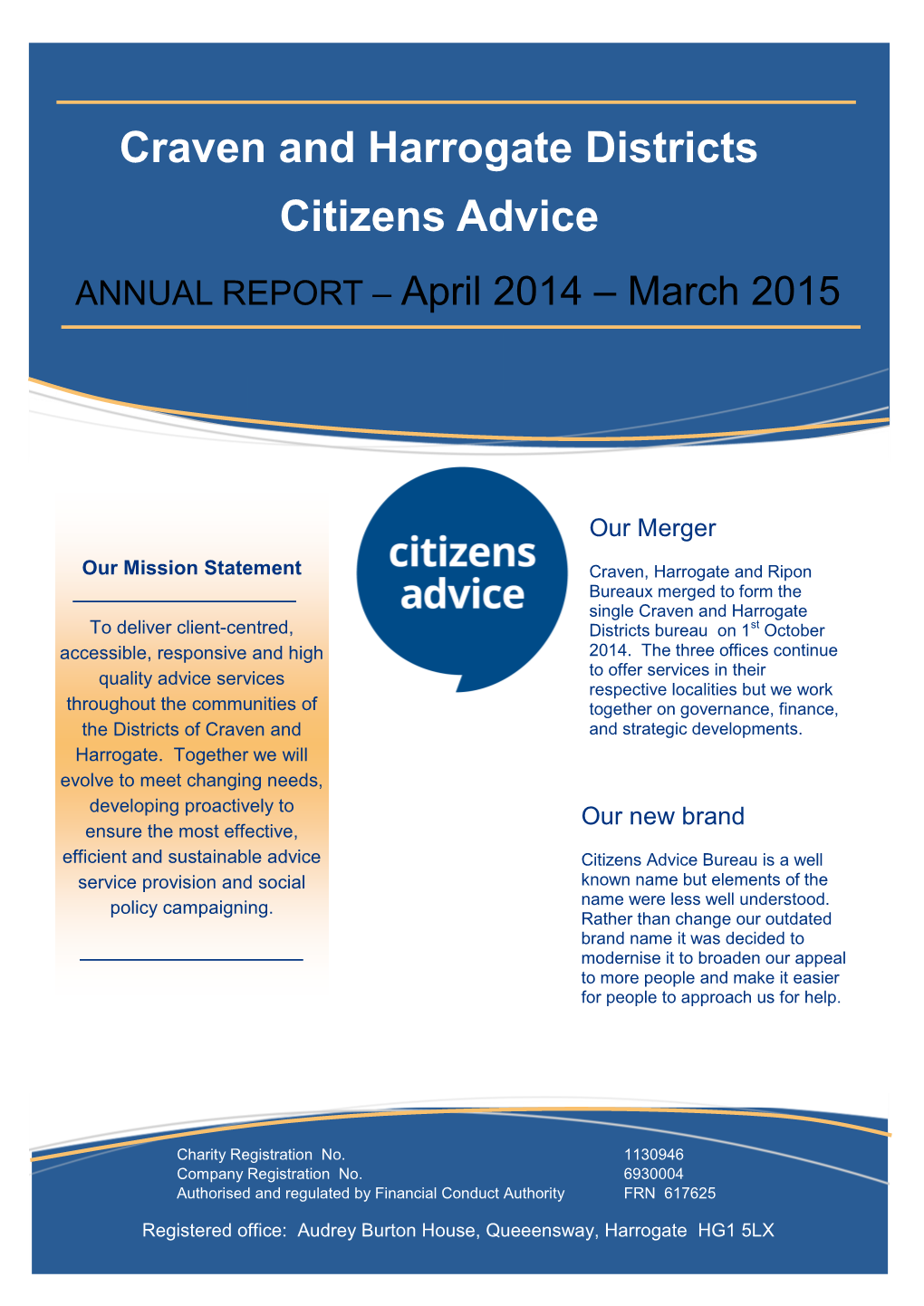 Craven & Harrogate Districts Citi- Zens Advice