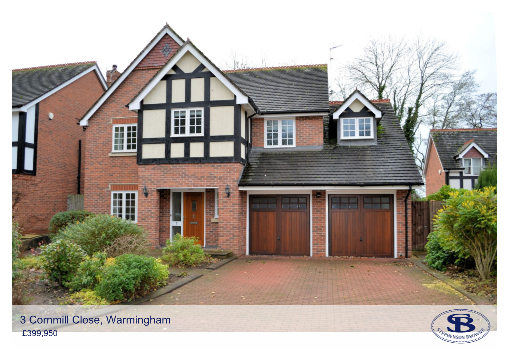 3 Cornmill Close, Warmingham £399,950 3 Cornmill Close, Warmingham - £399,950