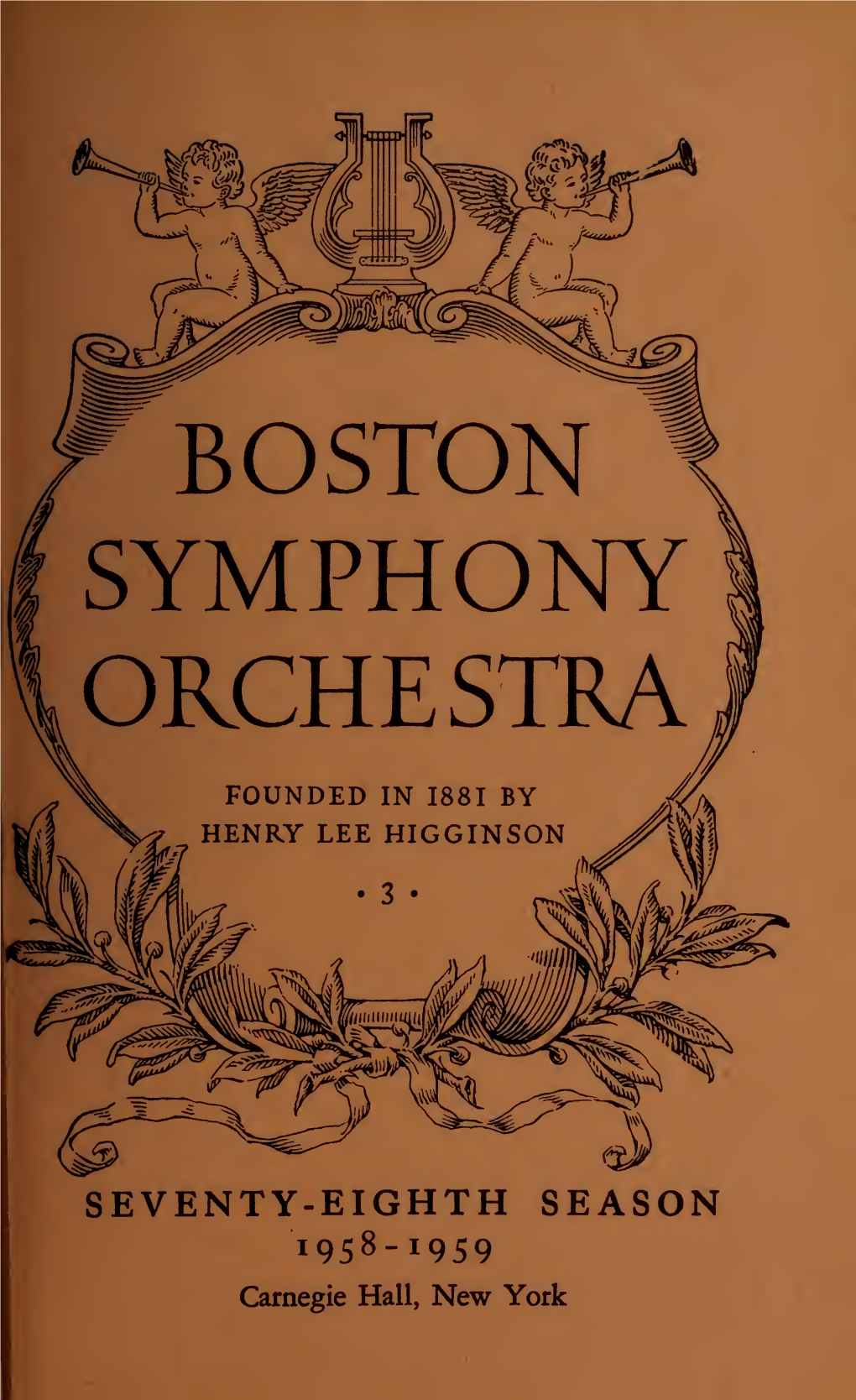 Boston Symphony Orchestra Concert Programs, Season 78, 1958-1959