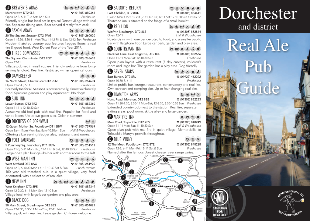 Dorchester Real Ale Pub Guide