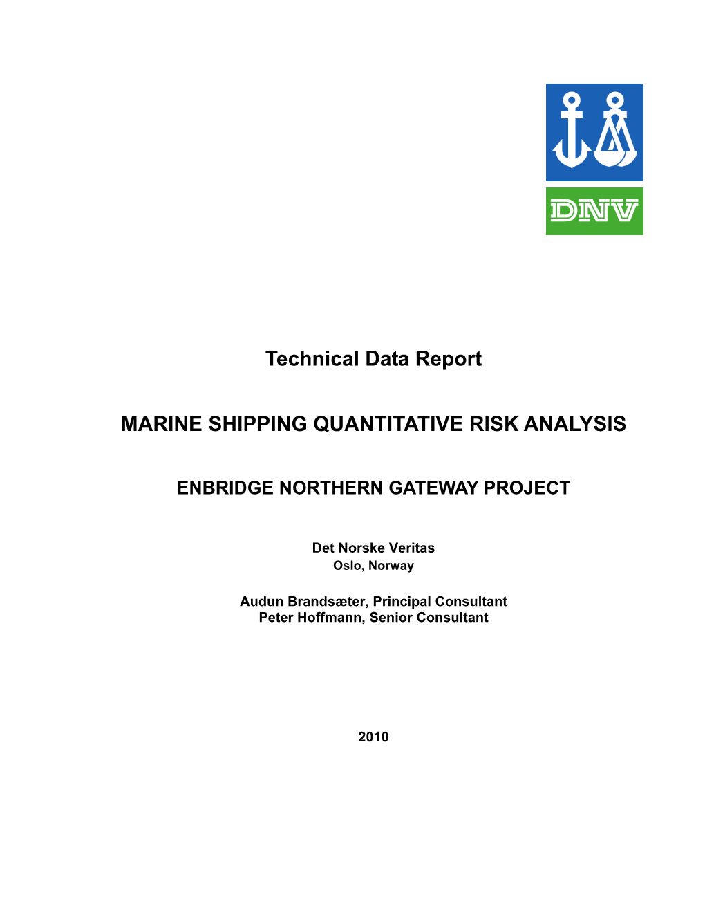 Marine Shipping Quantitative Risk Analysis