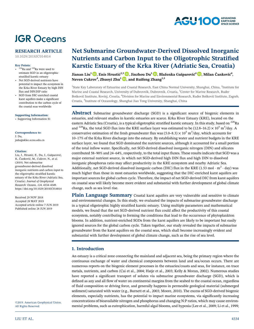 Net Submarine Groundwater-Derived Dissolved Inorganic Nutrients And