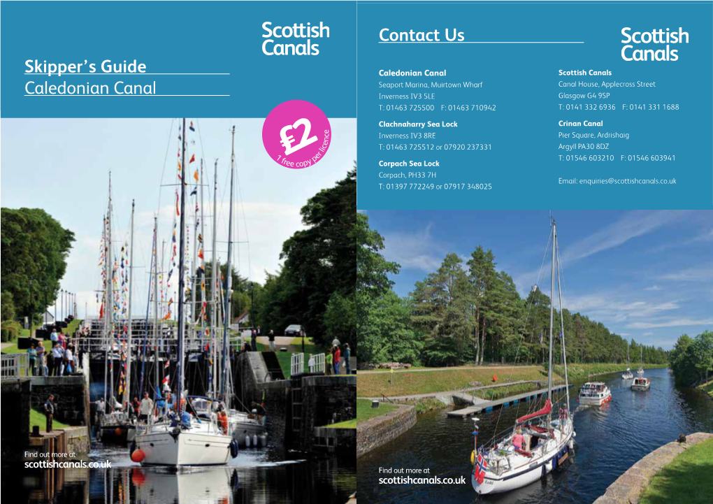 Skipper's Guide Caledonian Canal Contact Us
