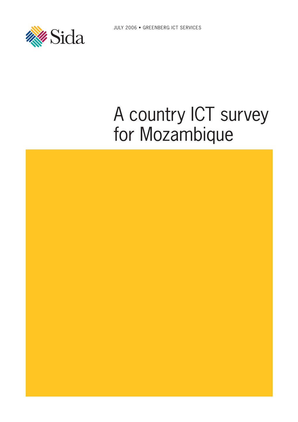 A Country ICT Survey for Mozambique