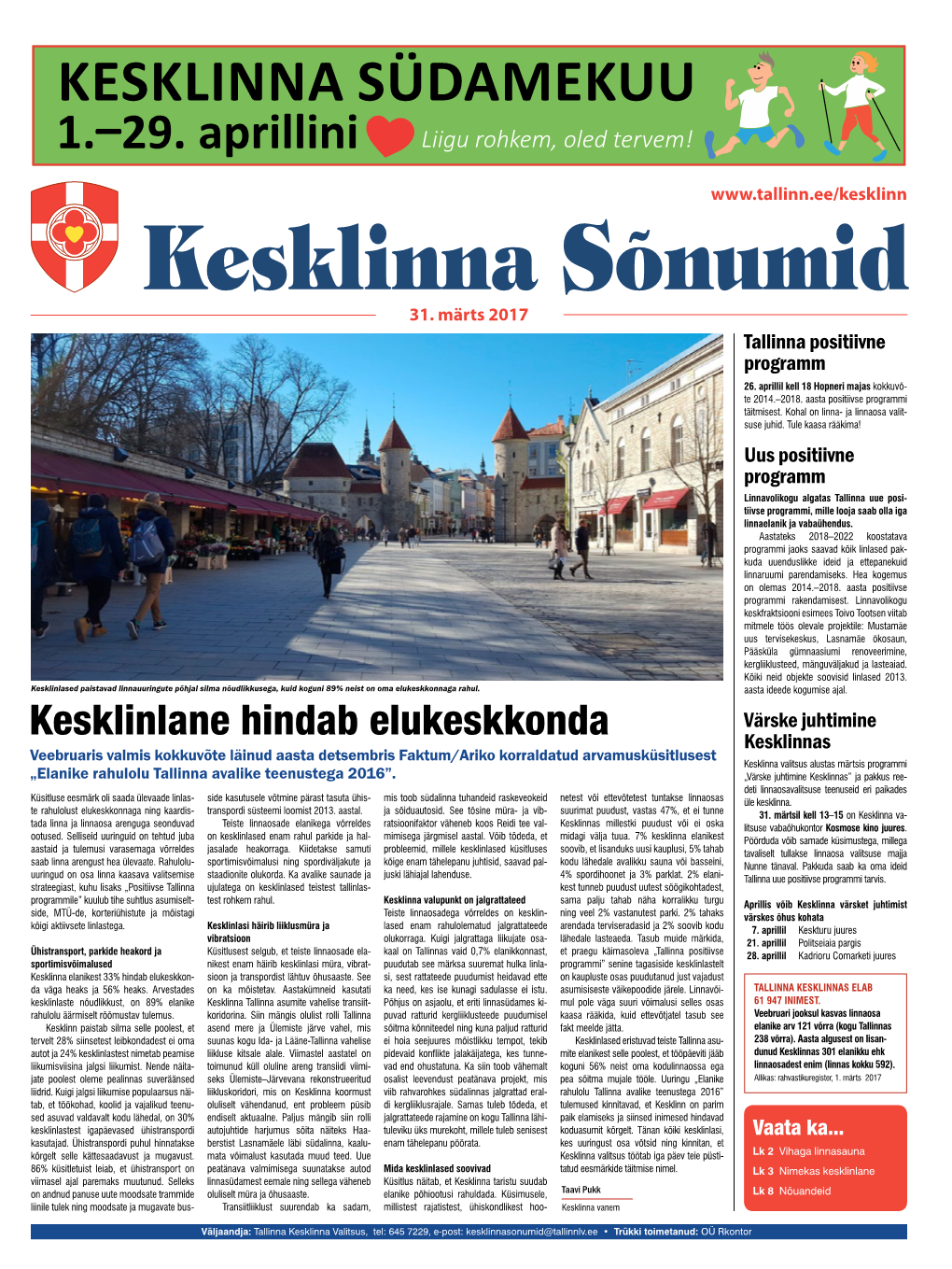 KESKLINNA SÜDAMEKUU Liigu Rohkem, Oled Tervem!