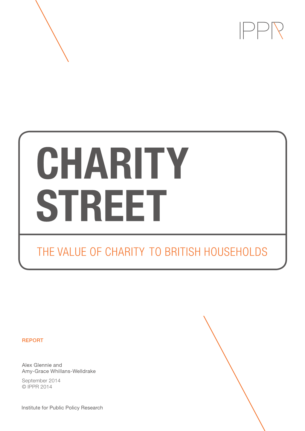 The Value of Charity to British Households