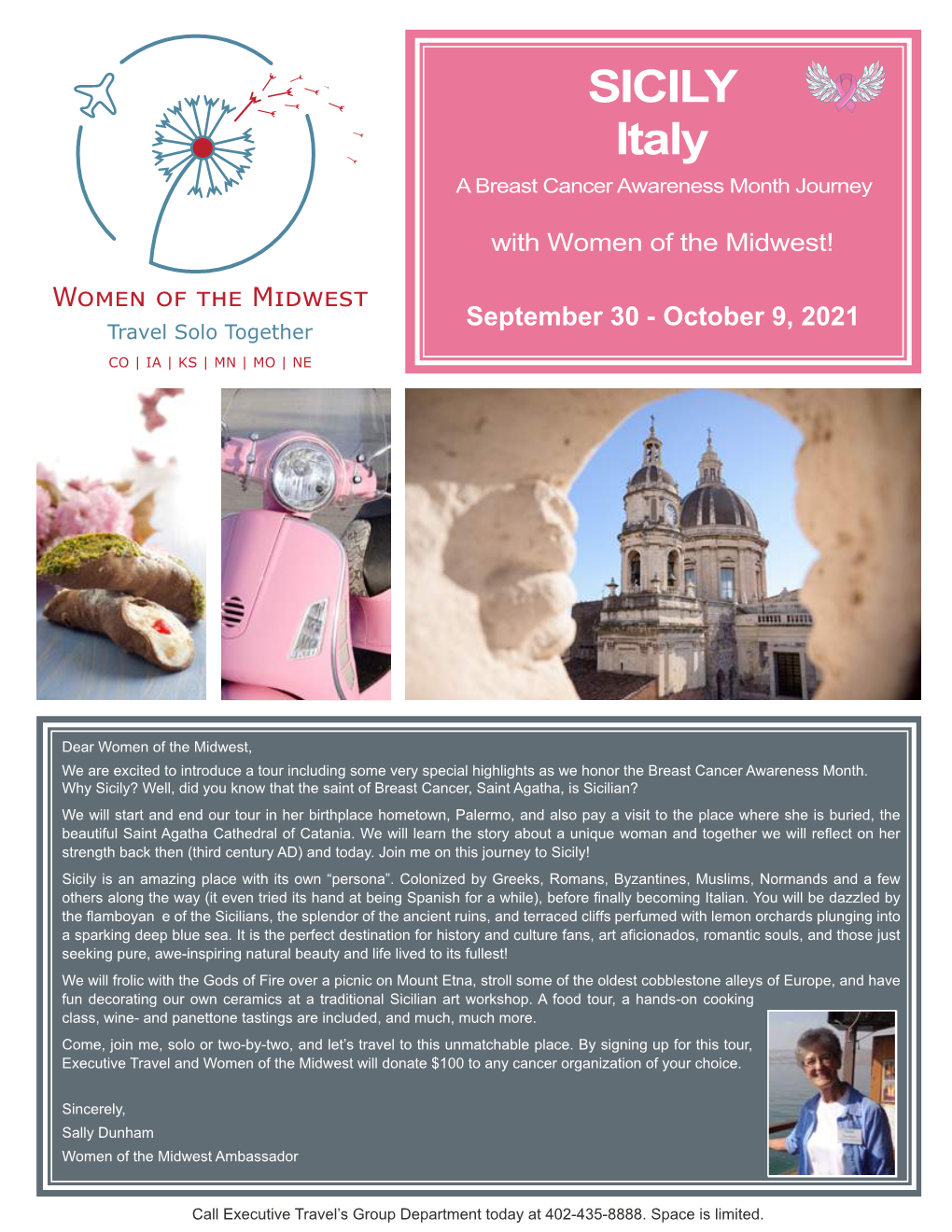 SICILY Italy a Breast Cancer Awareness Month Journey