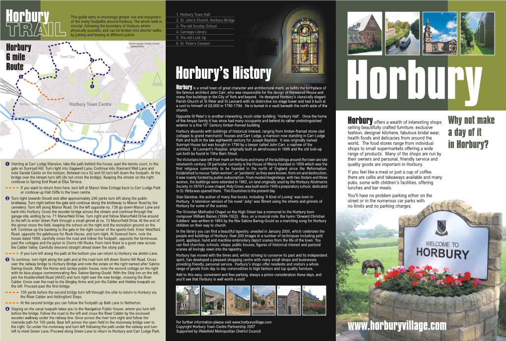 Horbury Leaflet