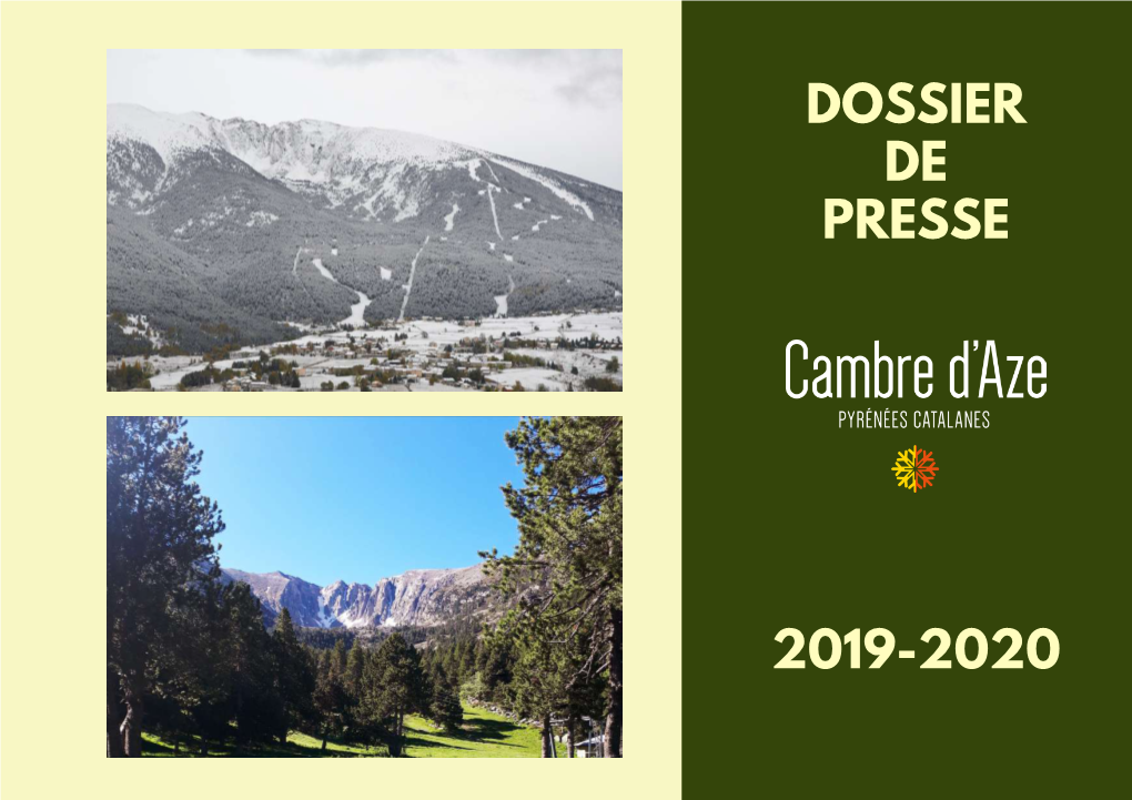 2019-2020 Dossier De Presse