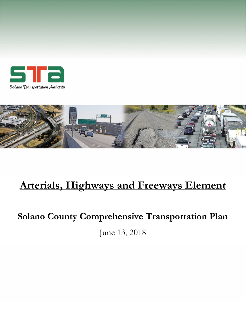 Arterials, Highways and Freeways Element