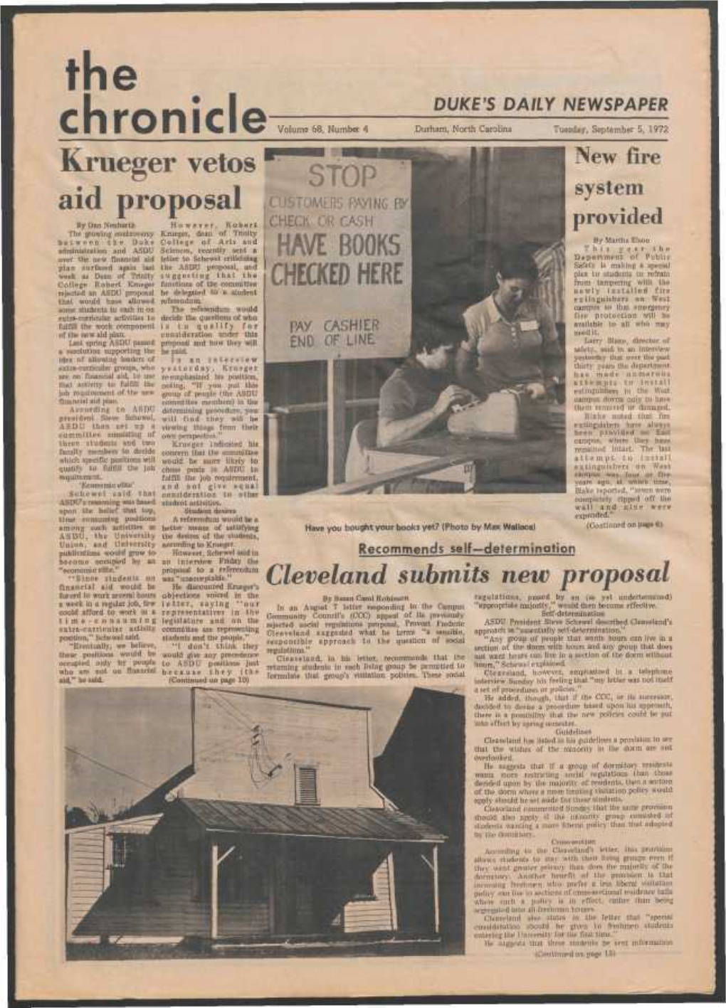 The Chronicle Tuesday, September 5, 1972 Contrast Mark Political Conventions