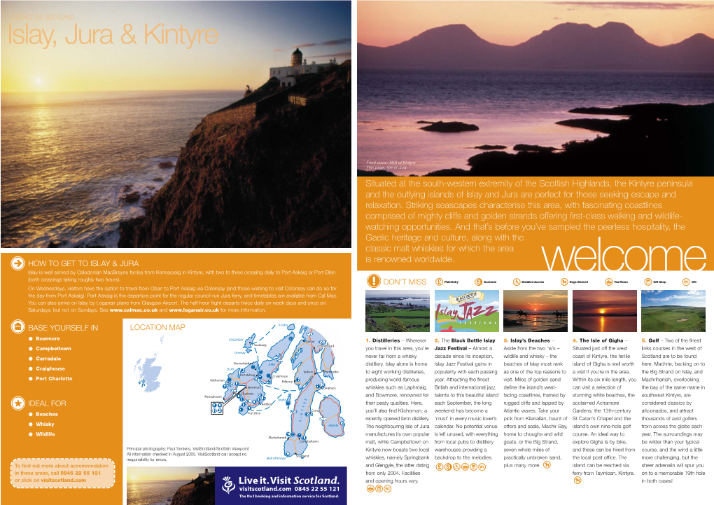 Islay, Jura and Kintyre (Page 1)