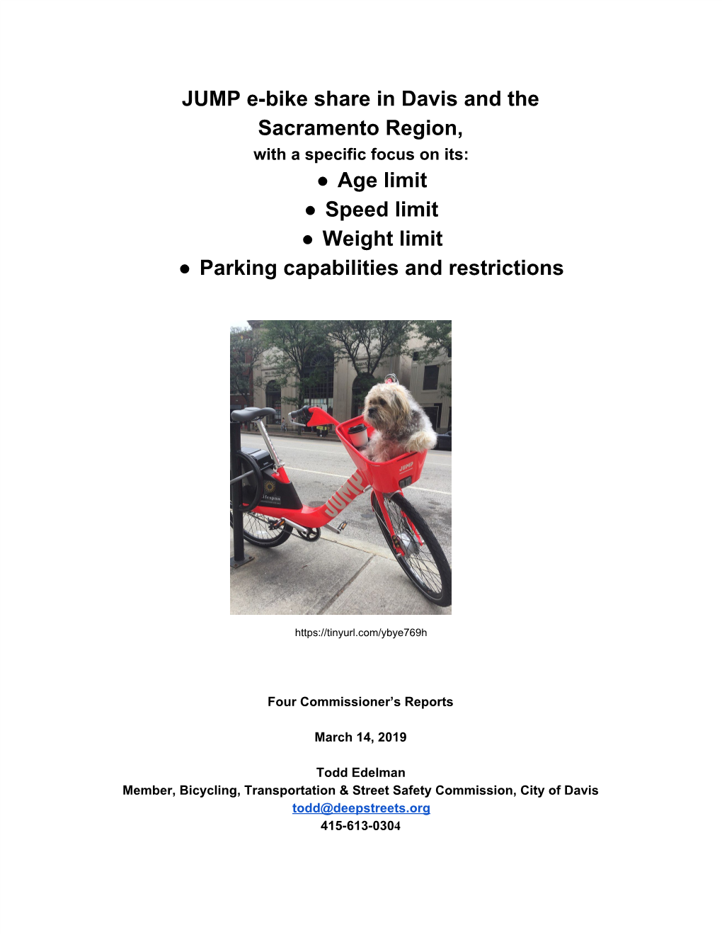 JUMP E-Bike Share in Davis and the Sacramento Region, Age Limit