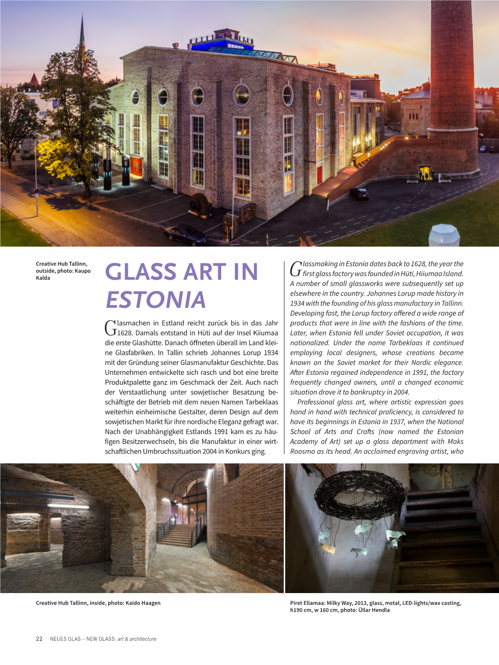 Glass Art in Estonia