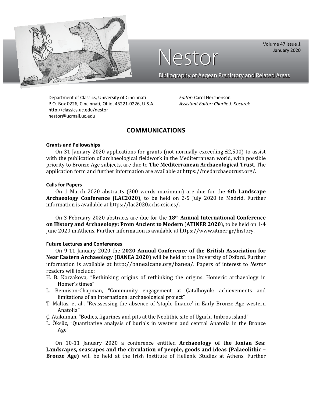 Nestor Nestor@Ucmail.Uc.Edu