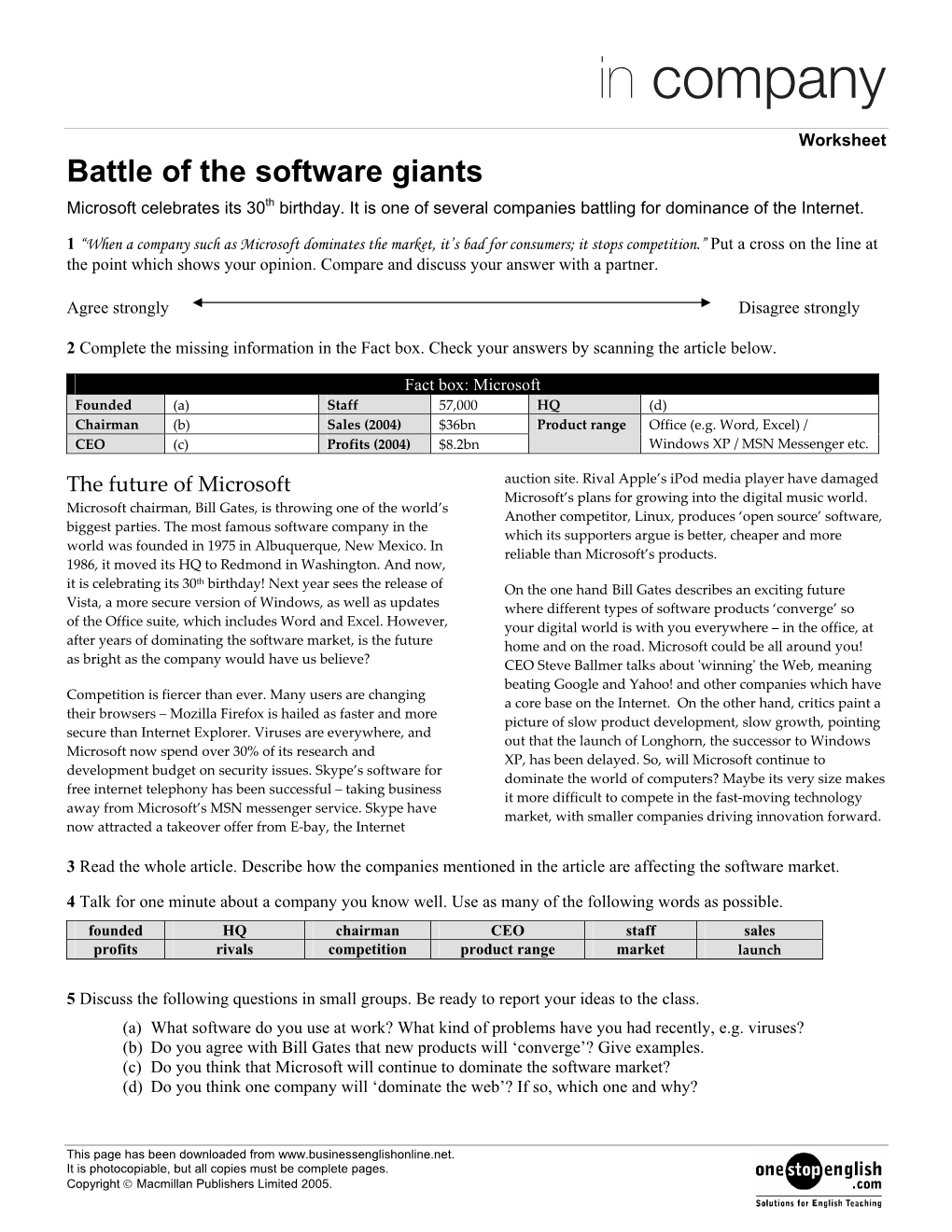 Battle of the Software Giants Microsoft Celebrates Its 30Th Birthday