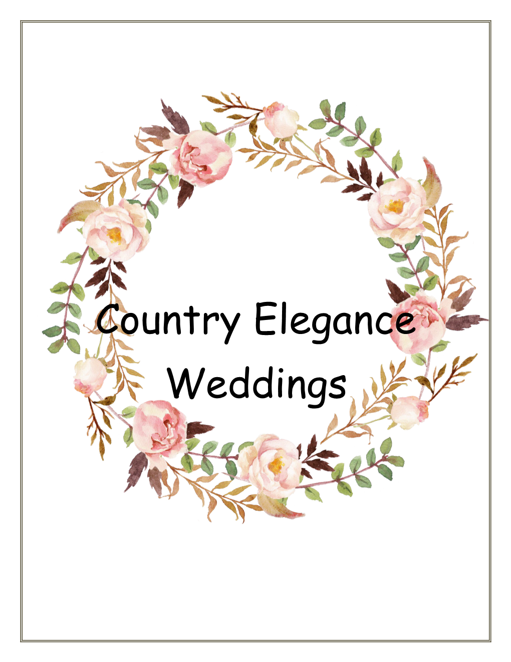 Country Elegance Weddings