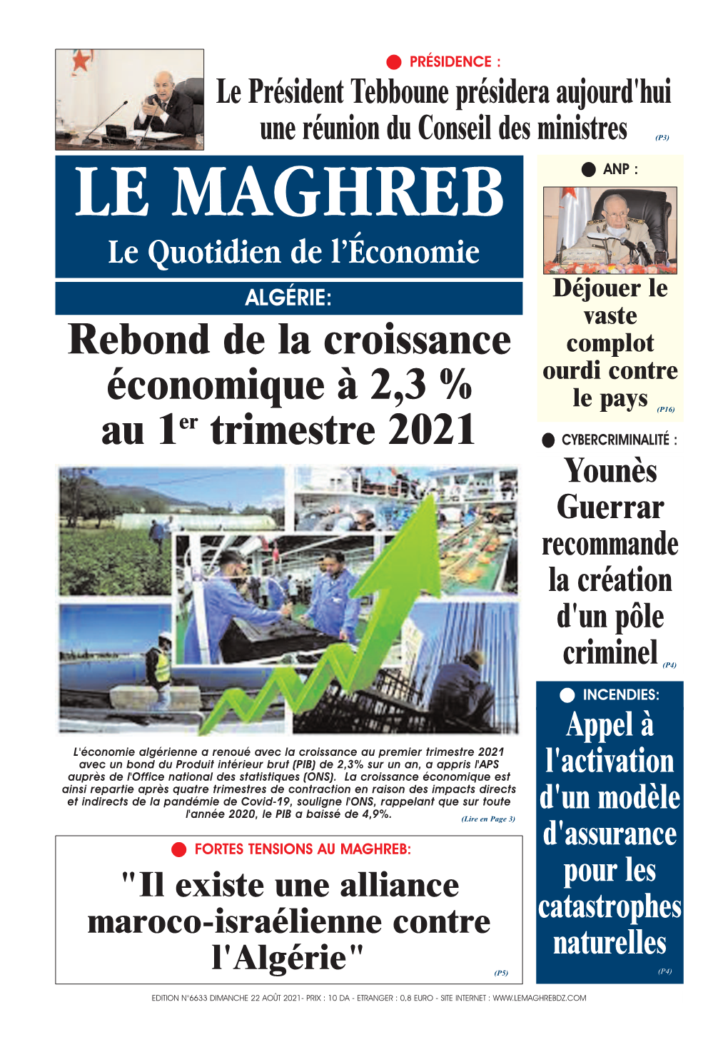 Ì01G*& Rebond De La Croissance Économique À 2,3 % Au 1Er