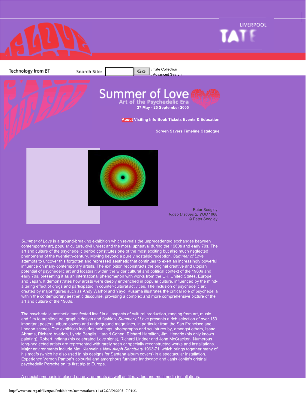 Tate Liverpool | Current Exhibitions | Summer of Love